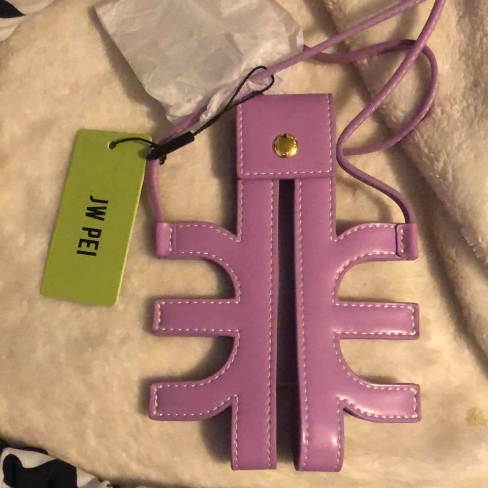 NEW JW PEI Purple FEI Vegan Leather Phone Bag